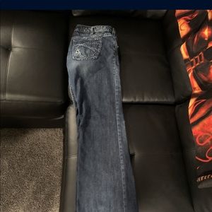 Silver women’s jeans